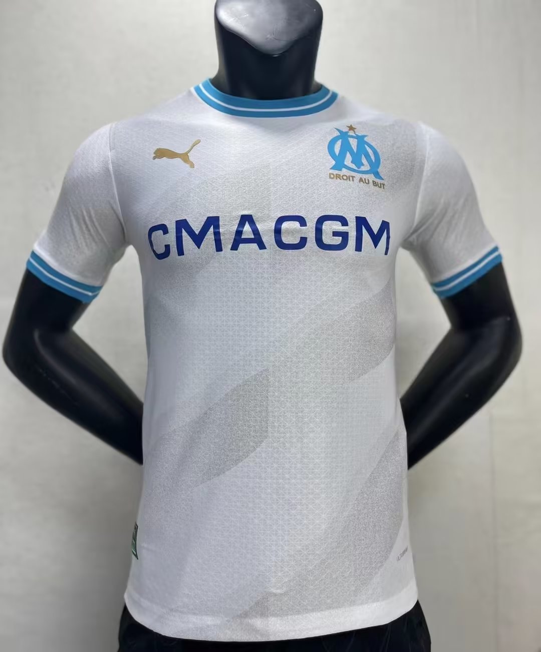 AAA Quality Marseilles 23/24 Home Soccer Jersey(Player)